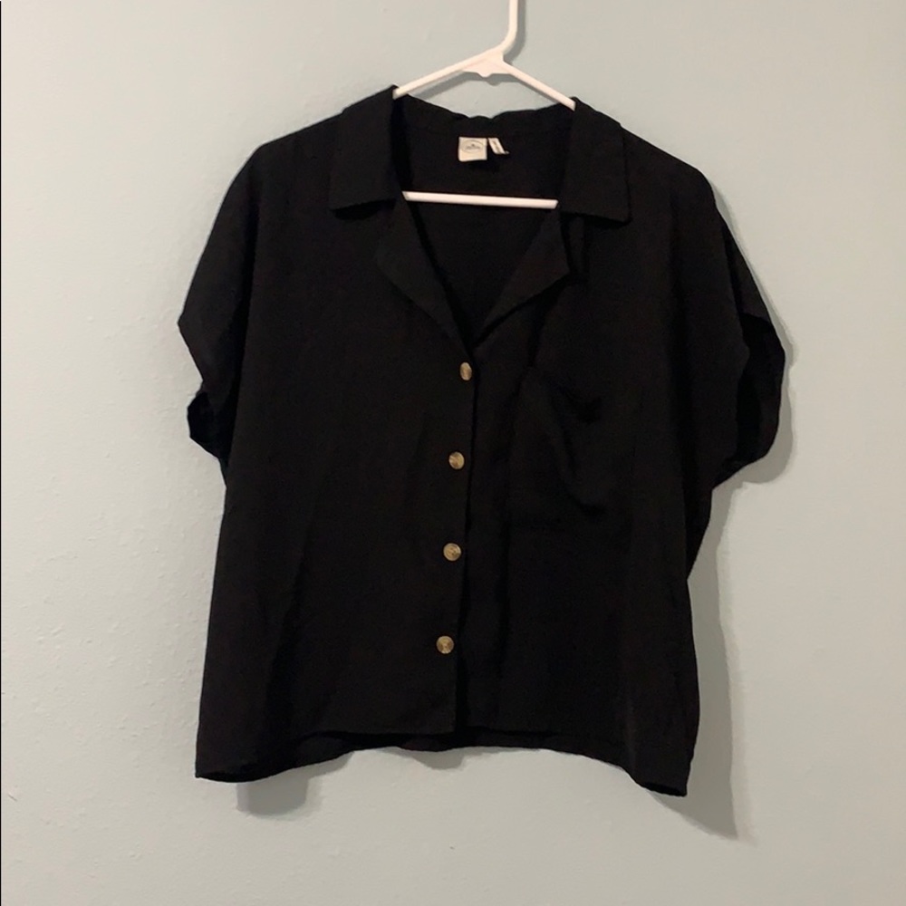 Simple Button Up Blouse